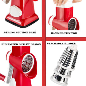 Eleko Meyar grater handles carrots and vegetables for fast meal prep