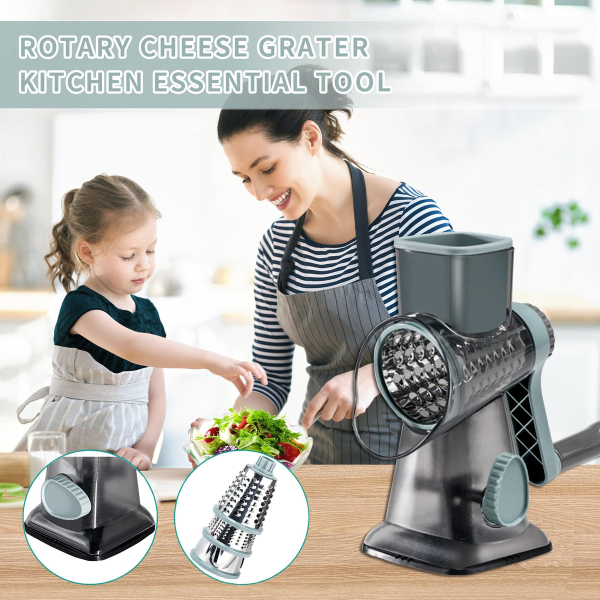 Eleko Meyar shredded cheese shown topping dishes with consistent texture.