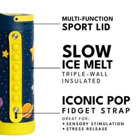 Elemental Iconic Kids Water Bottle available in colorful varieties for every kid