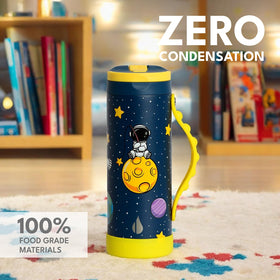 Elemental Iconic Kids Water Bottle with silicone boot guards against dents