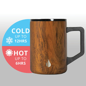Elemental Summit Teakwood mug dishwasher-safe top rack for easy cleaning.