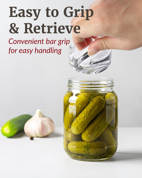 Elementi fermentation weight easy grip handle simplifies retrieval during fermentation sessions