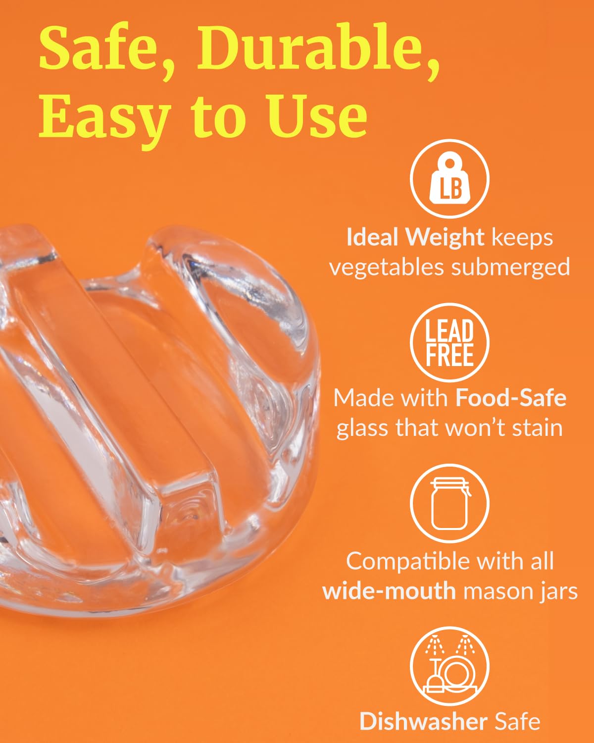 Elementi fermentation weight fully submerged veg ensures consistent fermentation results