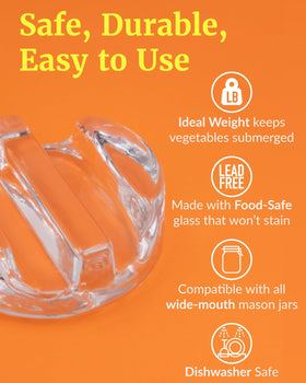 Elementi fermentation weight fully submerged veg ensures consistent fermentation results