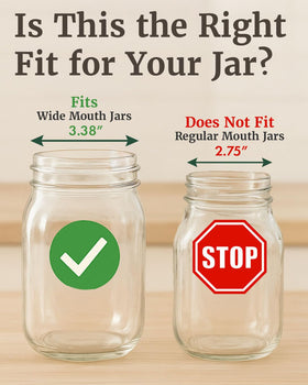 Elementi fermentation weight lead-free glass preserves flavor and avoids staining