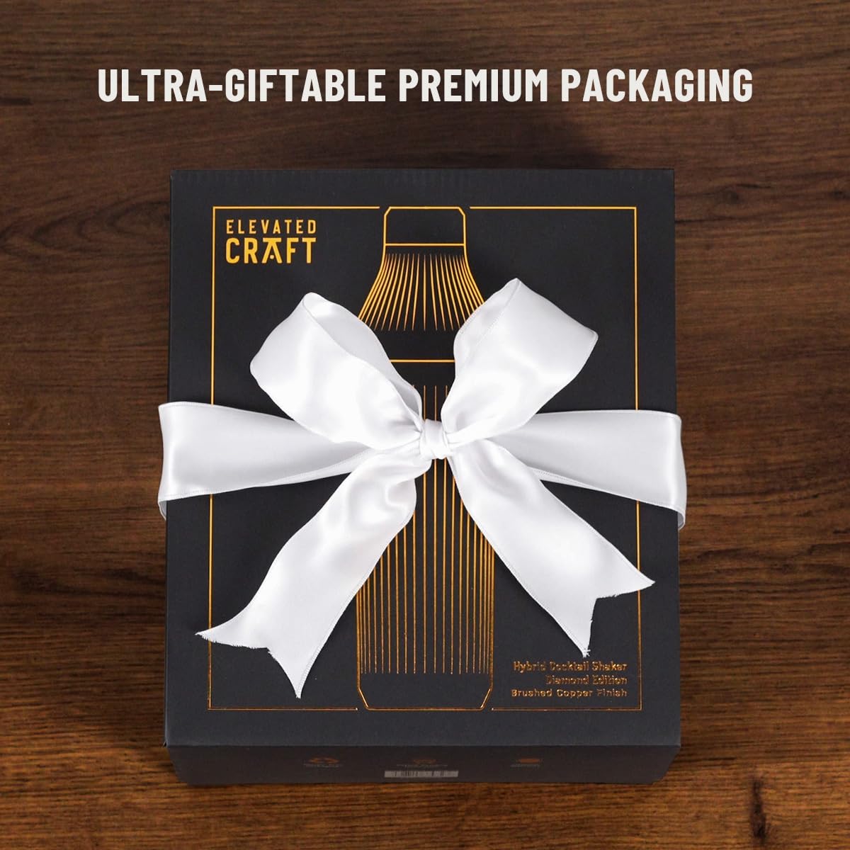 Elevated Craft Diamond Edition shaker holds 28 oz for generous portions