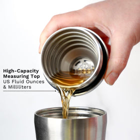 Elevated Craft dishwasher-safe stainless steel shaker for easy cleanup
