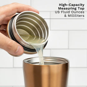 Elevated Craft shaker ergonomic grip for comfortable shaking and control.