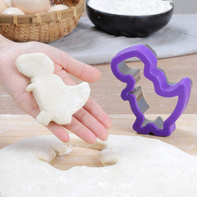 Elfkitwang 8-piece dinosaur set for versatile DIY baking and party snacks.