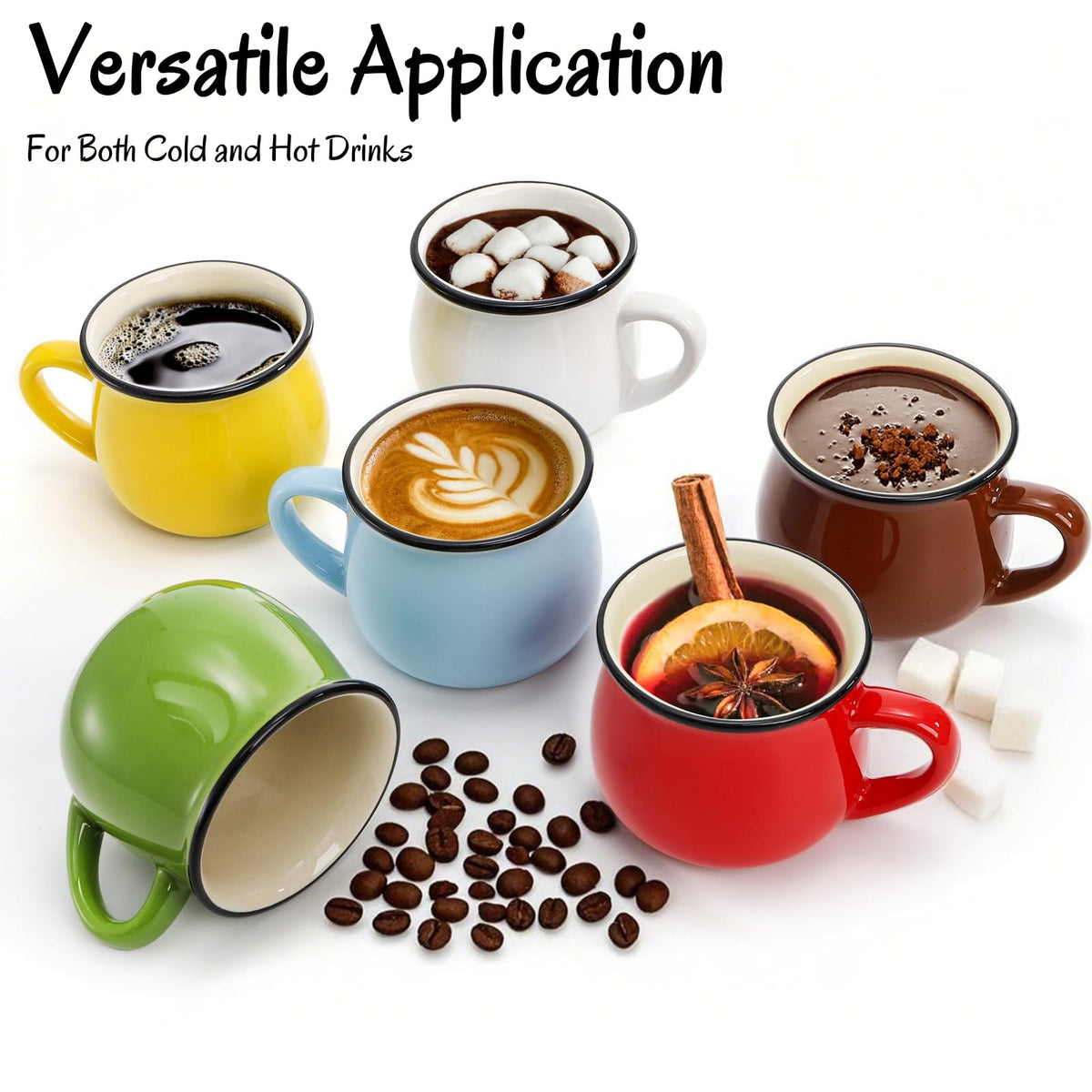 ELFULLY blue demitasse mug adds color to coffee breaks.