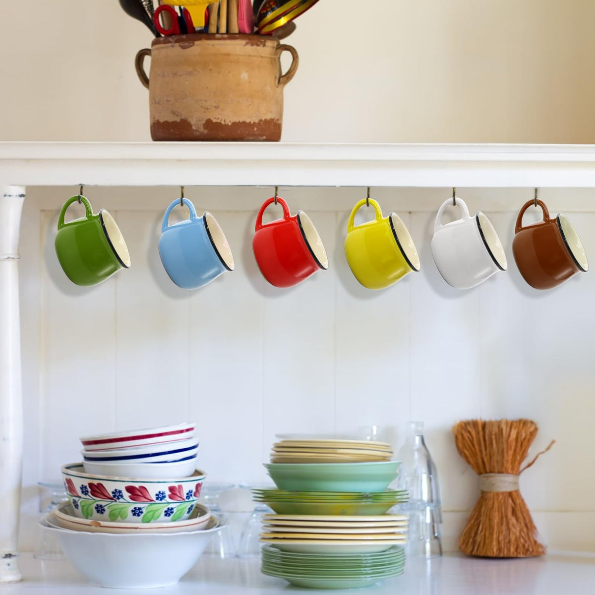 ELFULLY gift ready mug set in vibrant colors for gifting.