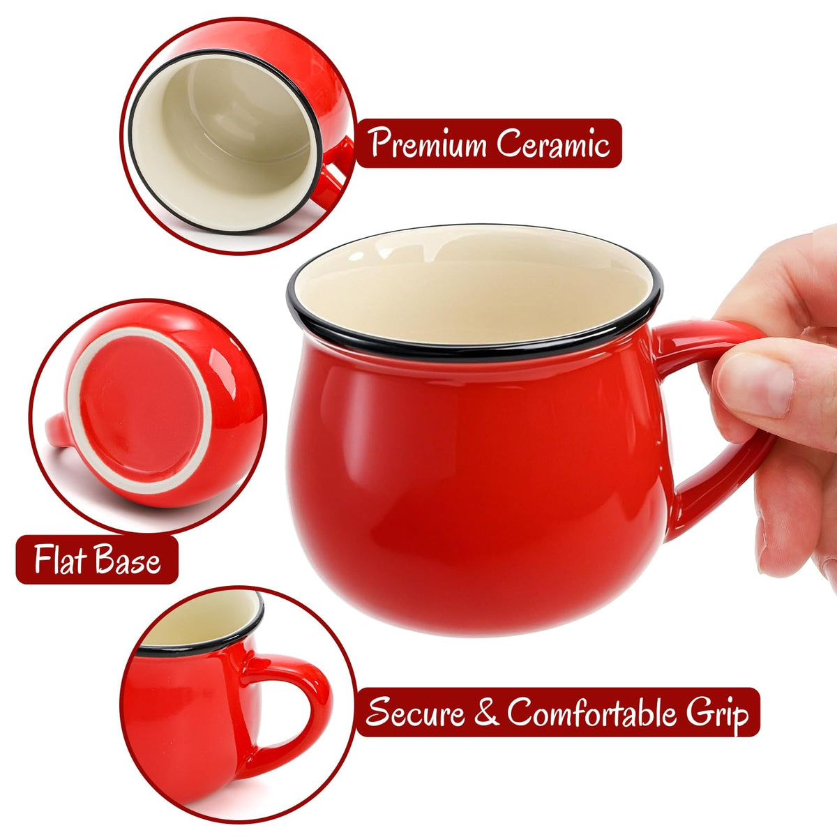 ELFULLY green espresso cup with handle for a comfy morning ritual.