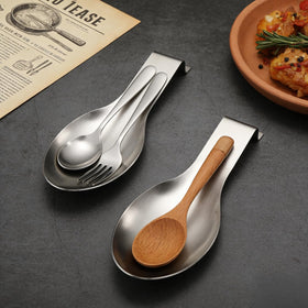 ELFULLY wall-mount spoon rest saves counter space and keeps utensils accessible.