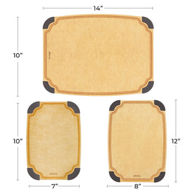 Elihome essential-series dishwasher-safe board for quick cleanup.