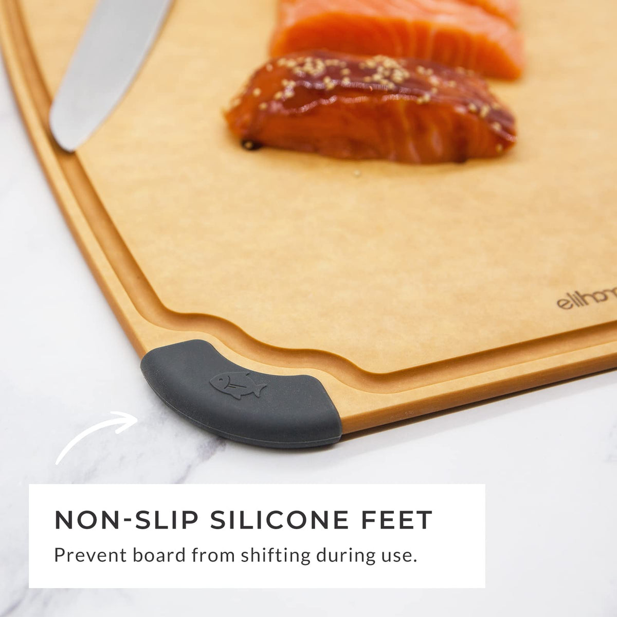 Elihome Essential Series cheese board ready for serving and appetizers.