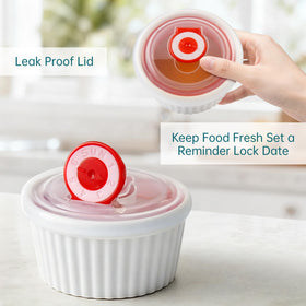 ELIMTEC dipping bowls with lids keep dips fresh during gatherings