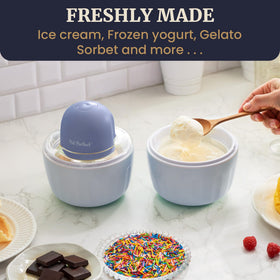 Americana Pint Perfect automatic paddle ensures smooth, evenly churned textures.