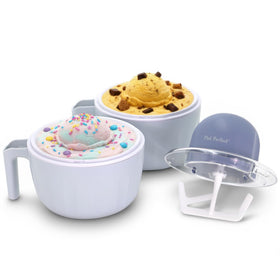 Elite Gourmet Americana Pint Perfect dual freezing bowls for two servings, ready fast.