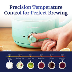 Auto shut-off and boil-dry protection for safe daily use.