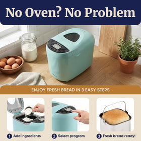Elite Gourmet bread maker crust options from light to dark for personalized browning.