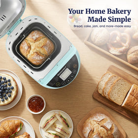 Elite Gourmet bread maker gluten-free program for alternative loaves.