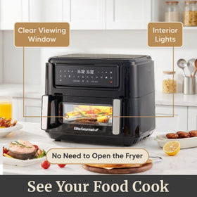 Elite Gourmet air fry delivers crispy results with minimal oil