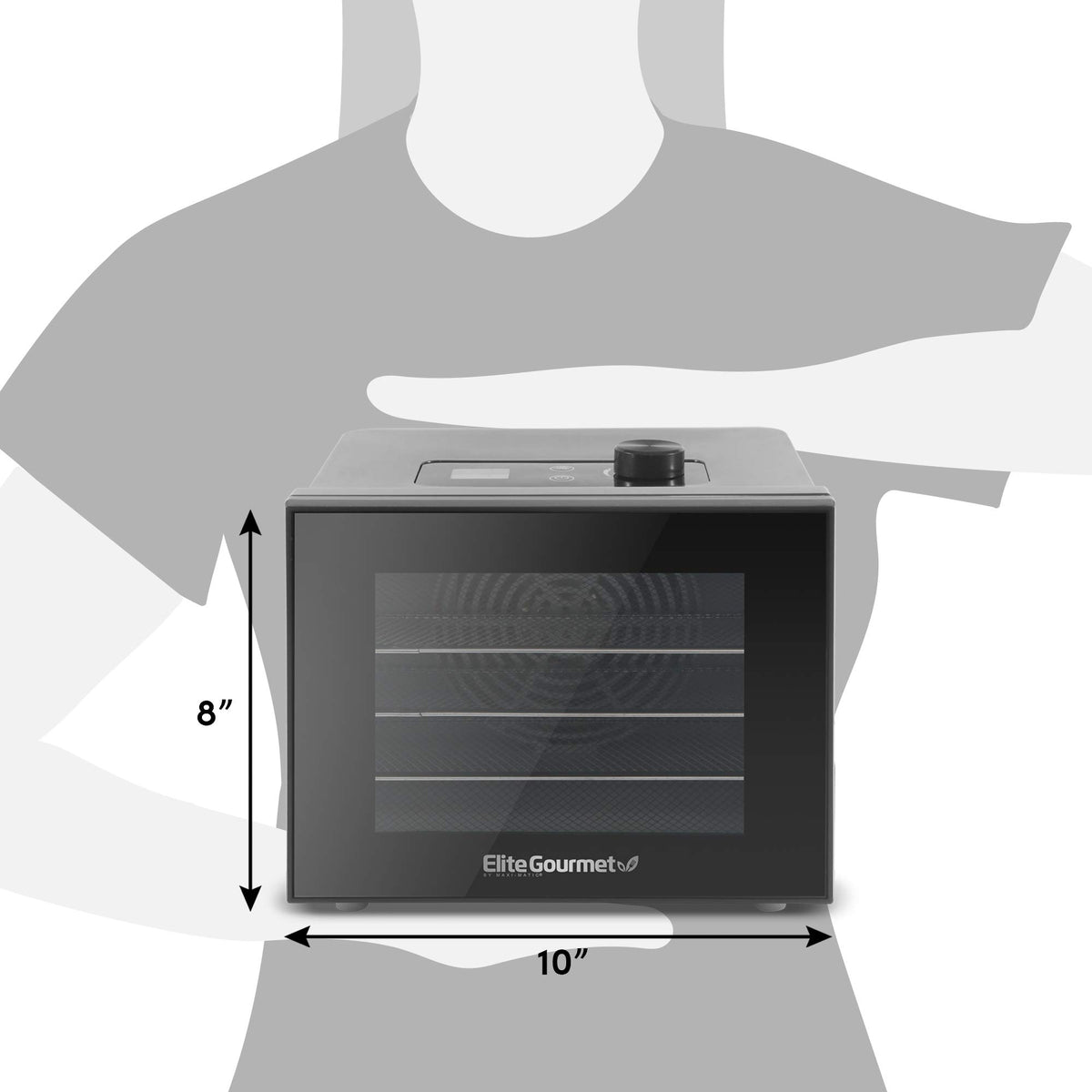 Elite Gourmet dehydrator 350W power delivers efficient dehydration