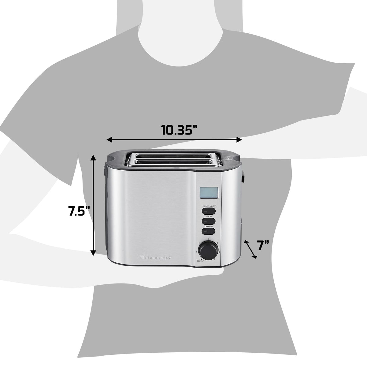 Elite Gourmet ECT2145 built-in warming rack keeps pastries warm