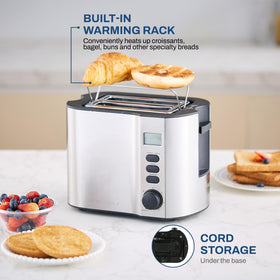 Elite Gourmet ECT2145 countdown timer for precise toasting