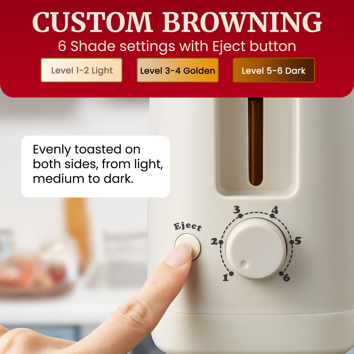 Elite Gourmet ECT2517C extra-wide 1.5-inch slot for bagels and artisan bread