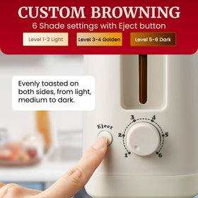 Elite Gourmet ECT2517C extra-wide 1.5-inch slot for bagels and artisan bread