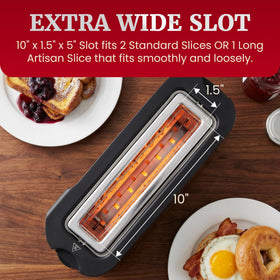 Elite Gourmet ECT3200 cancel button for quick toast interruption.