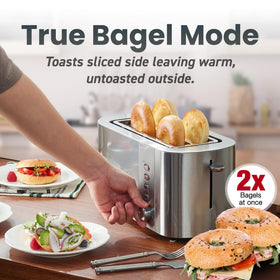 Elite Gourmet ECT4123X defrost and reheat controls for quick warming.