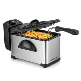 Elite Gourmet EDF2100 stainless steel body for a compact, stylish kitchen upgrade