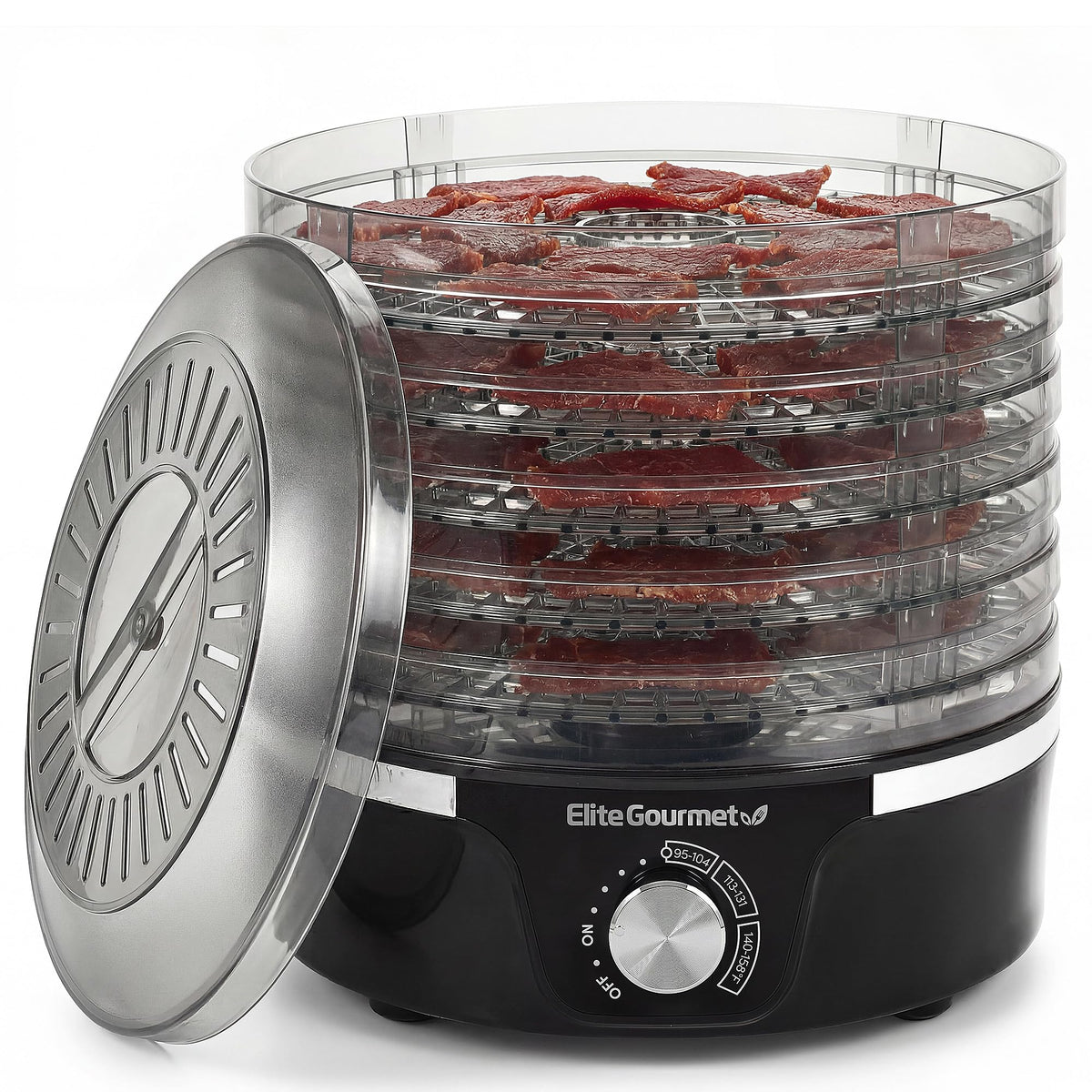 Elite Gourmet EFD319 overview shot highlighting compact home use.