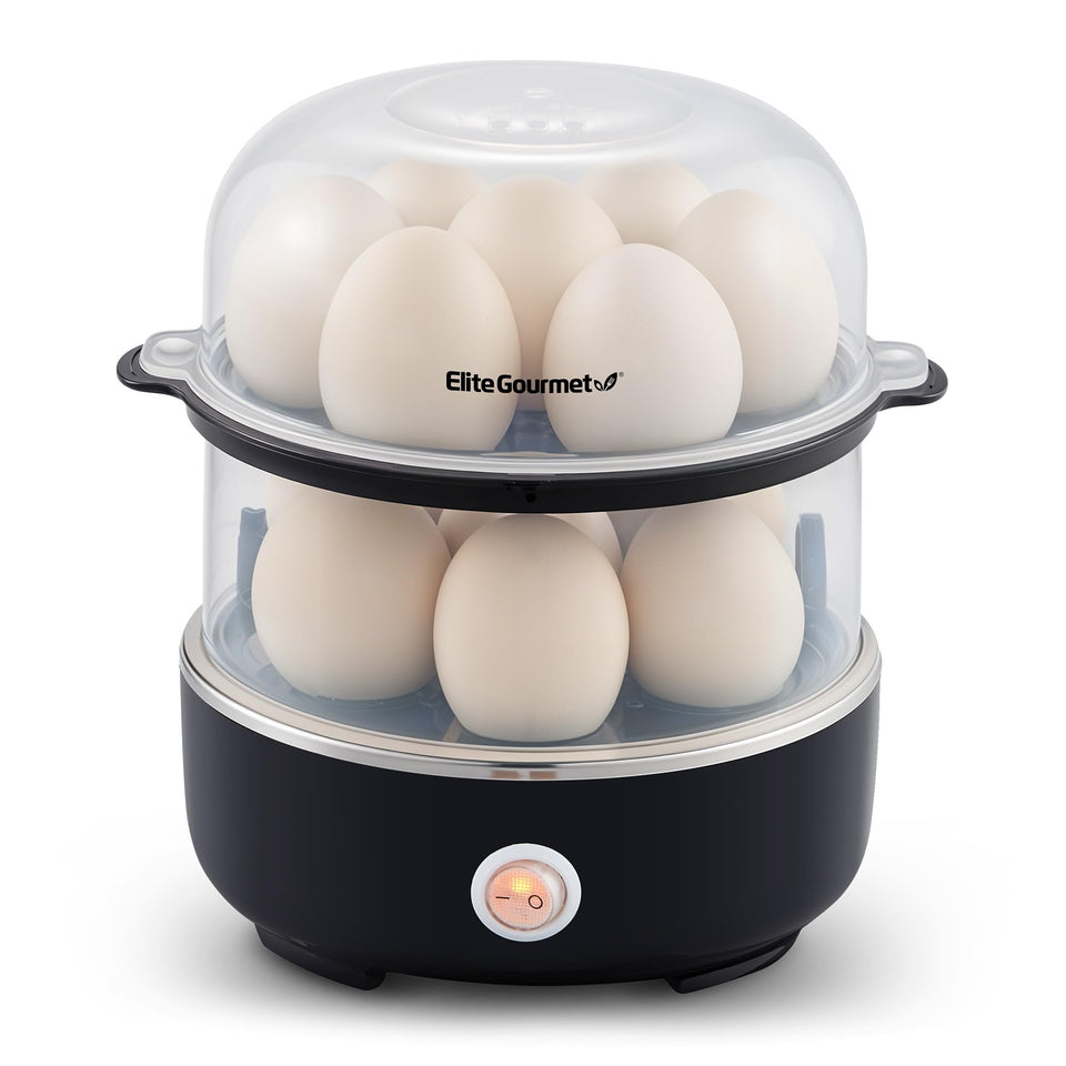 Elite Gourmet EGC1215B egg cooker base for quick, clean breakfasts