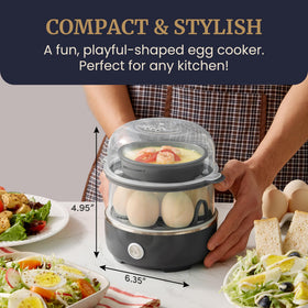 Elite Gourmet EGC1215B poaching tray for gentle egg poaching