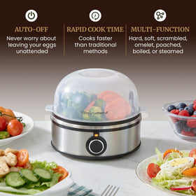 Elite Gourmet EGC855SS measuring cup with piercing pin prevents cracks.
