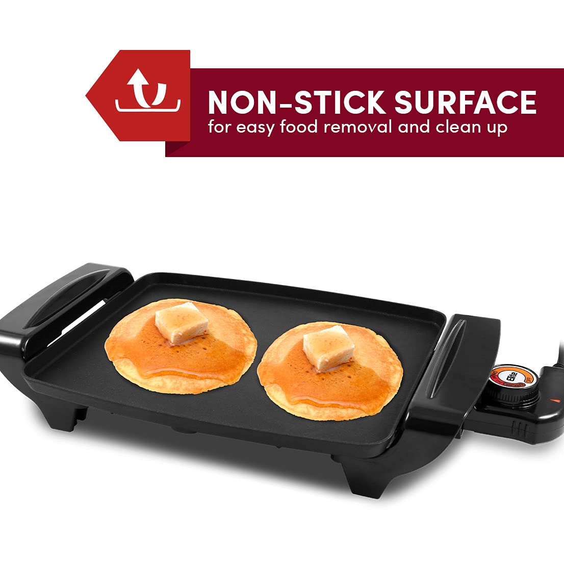 Compact Elite Gourmet EGR-2722B design fits small spaces and RVs
