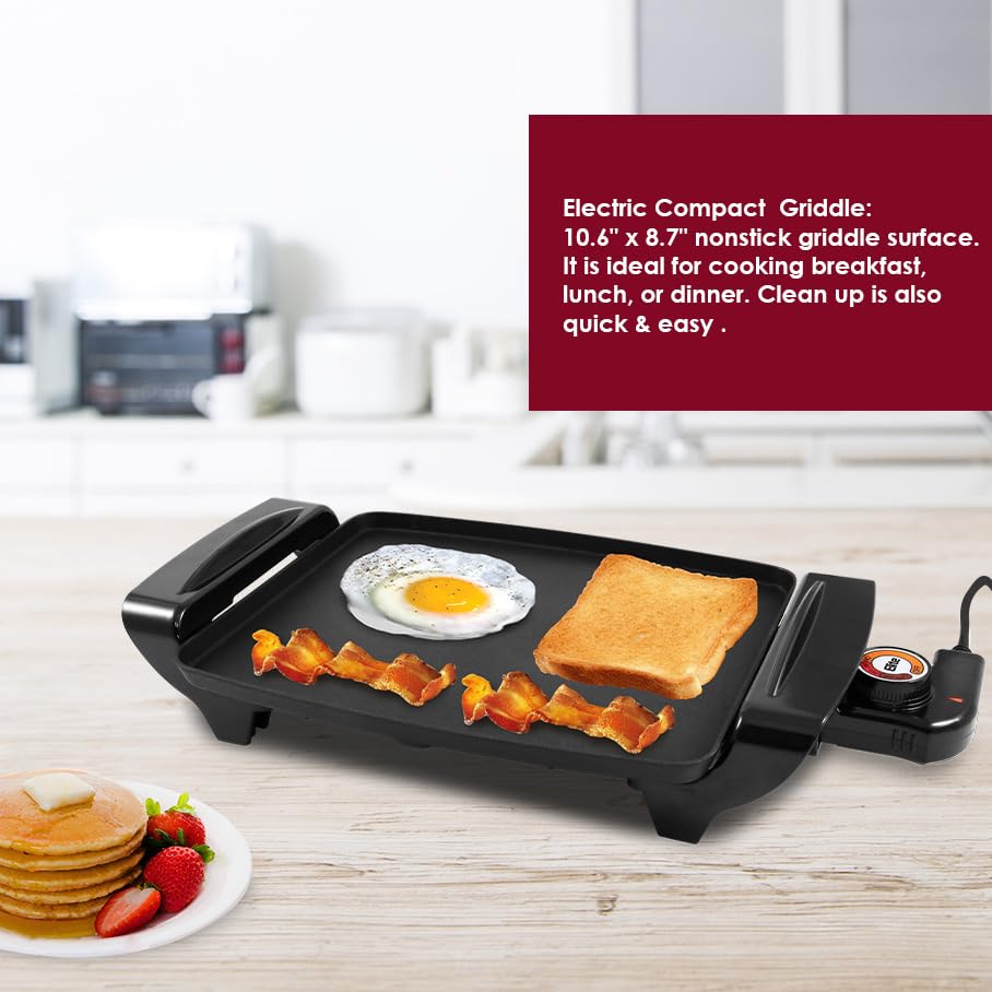 Removable thermostat on Elite Gourmet EGR-2722B for precise control