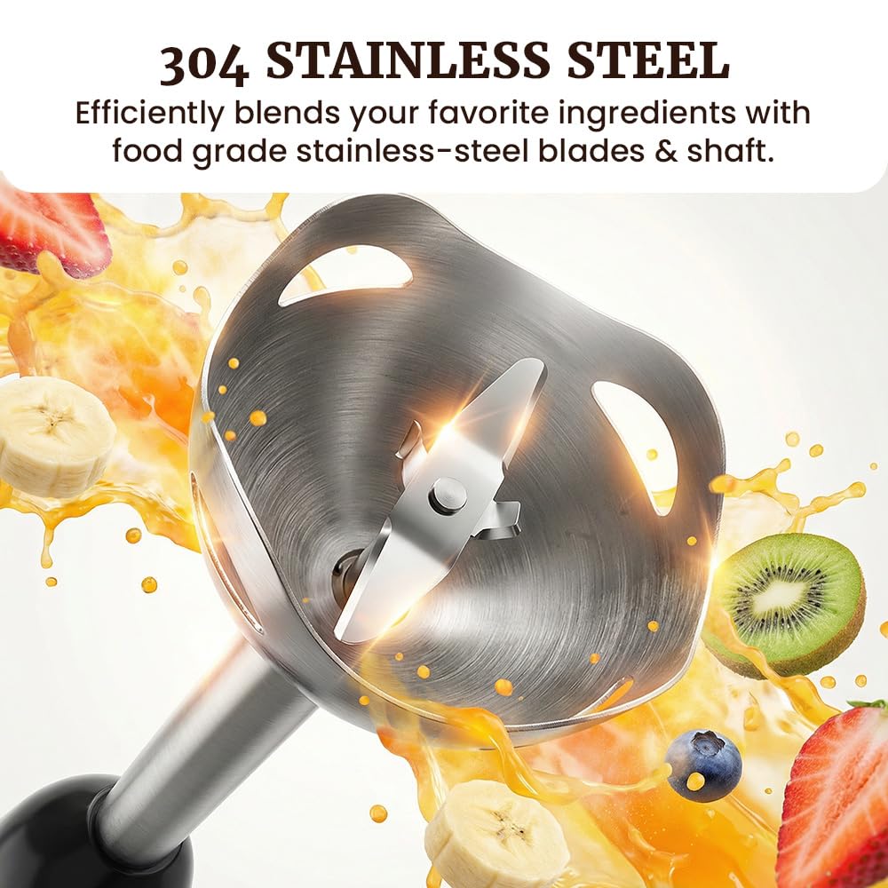Elite Gourmet EHB1015 detachable wand ready for easy cleaning and storage.