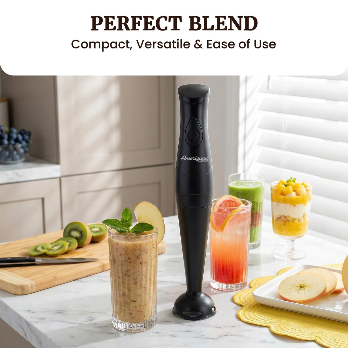 Elite Gourmet EHB2425B mixer function for quick blending in bowls