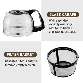 Semi-transparent water reservoir on the Elite Gourmet EHC-5055 for easy water checks
