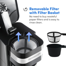 Elite Gourmet EHC111A dishwasher-safe parts for easy cleanup