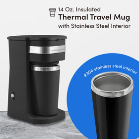 Elite Gourmet EHC111A 1-touch brew for fast, convenient coffee