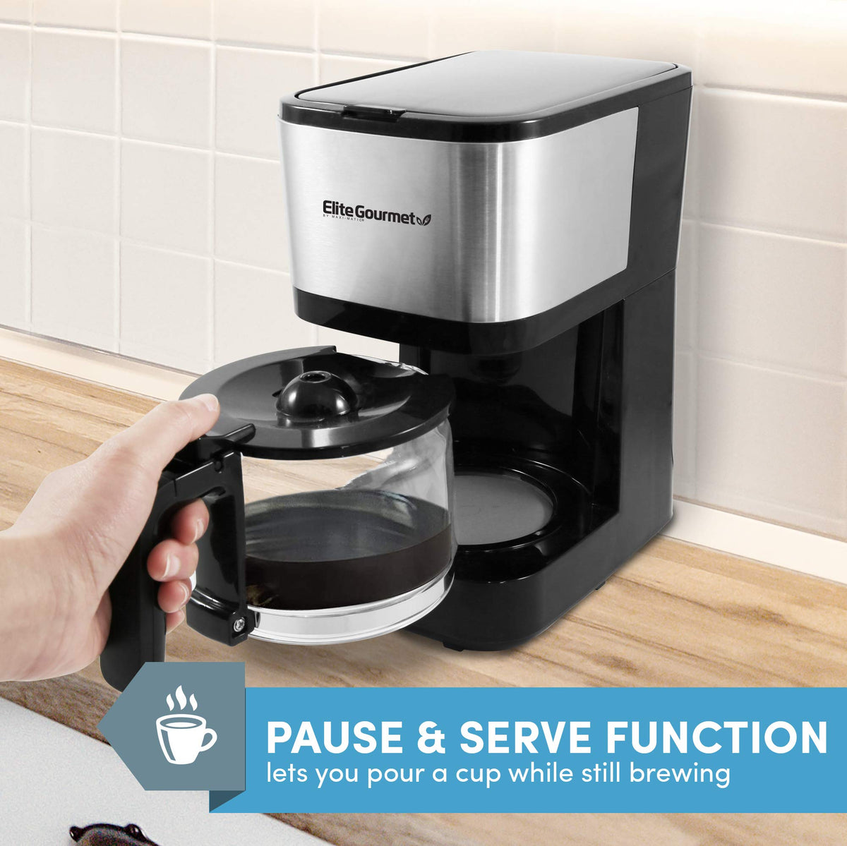 Elite Gourmet EHC9420 dishwasher-safe parts for quick cleanup