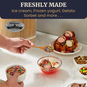 Elite Gourmet EIM402 whisper quiet motor during dessert prep