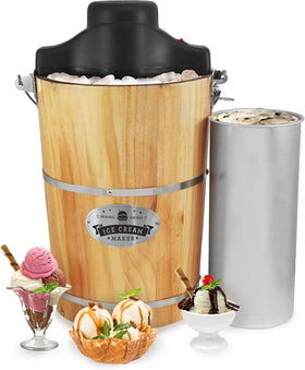 Elite Gourmet EIM916X ice cream maker, 6qt capacity for homemade desserts