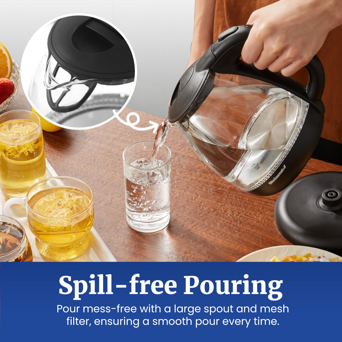 Ideal for tea, coffee, oatmeal, noodles and instant beverages with hot water.