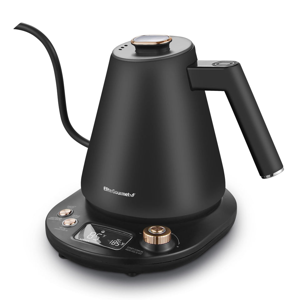 Elite Gourmet EKT3001 gooseneck spout for precise pours